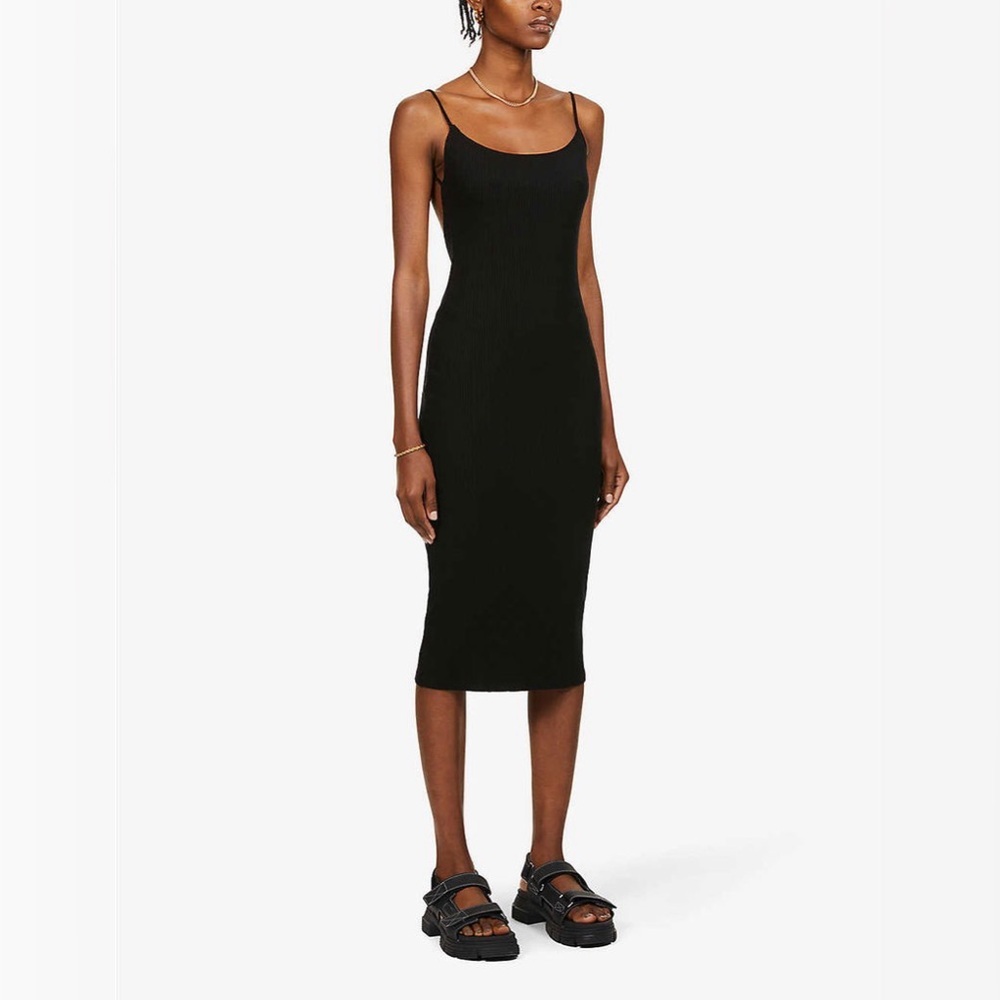 Reformation Keslee Stretch-Knit Midi Dress size XS